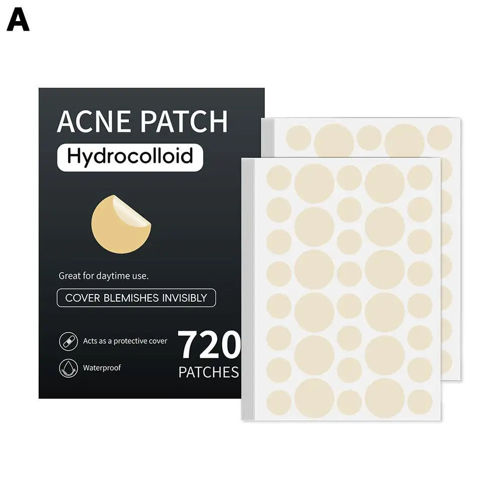 360/720/1080 Counts Hydrocolloid Invisible Pimple Patch Acne Stickers Face Concealer For Spots Acne Pimples Beauty Makeup Tool Oasis Select A