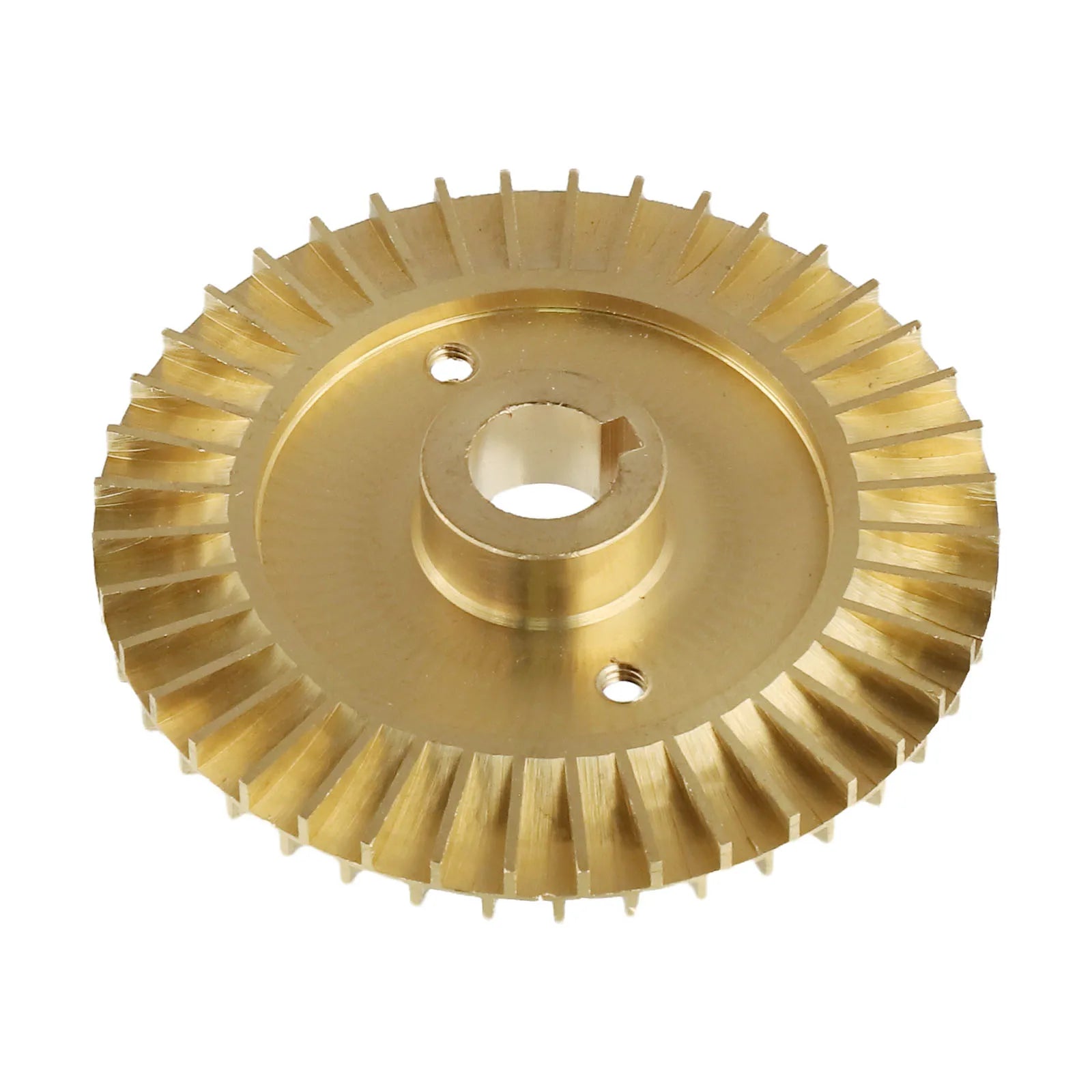 Brass Water Pump Impellers Backward Curved Vanes Self-priming Pump Double-sided Copper Pump Impeller Oasis Select