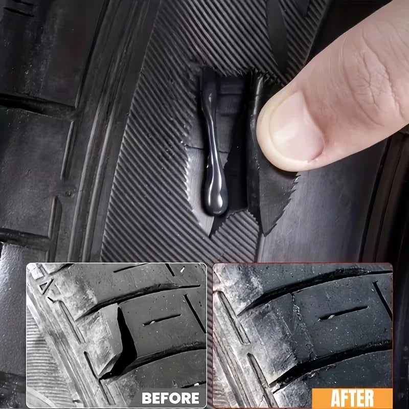 25g Waterproof Tire Repair Glue Kit – Car, Bike & Motorcycle