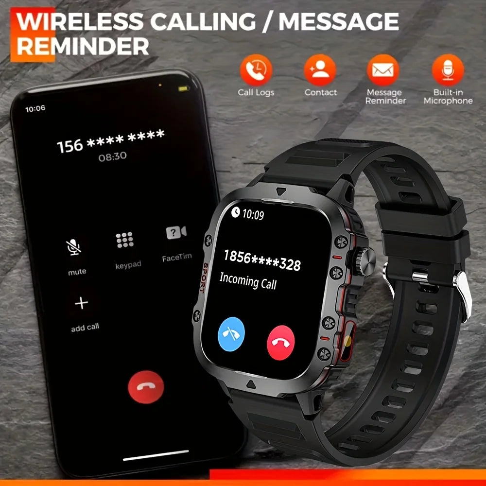 ERUN Smartwatch 1.81" Touchscreen | Alexa, Calls & Sleep Tracker