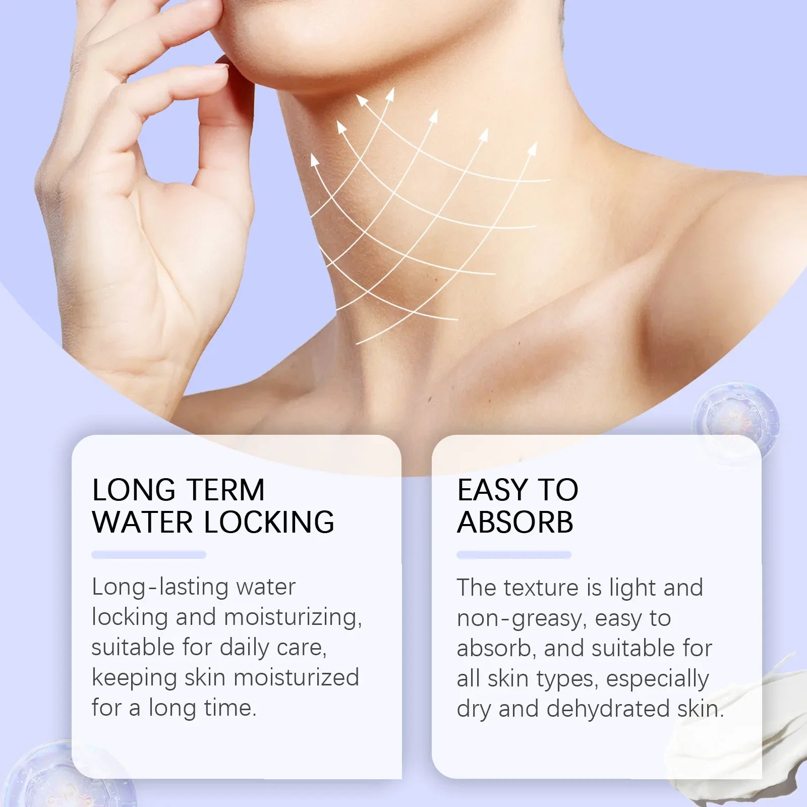 Tighten Lift Neck Cream Firming Reduce Fine Lines Brightening Nourish Smoothing Lasting Moisturize Neck Rejuvenation Care Lotion Oasis Select