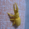 3D Printed Mechanical Hercules Beetle Model - Cyberpunk Style Robot Insect Figurine for Desk Decor & Collectible Gift Oasis Select yellow