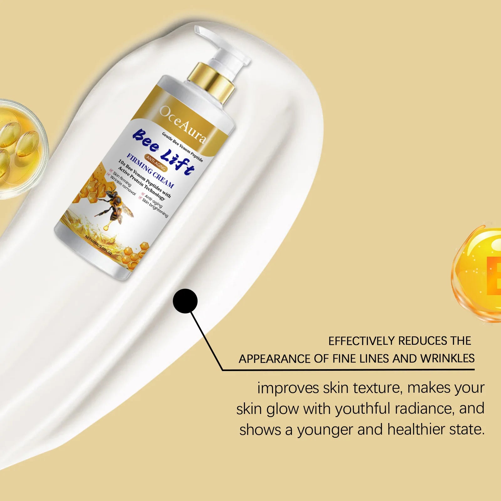 OceAura Collagen Firming Anti-Aging Whitening Face & Body Cream Anti-Aging Body Cream Oasis Select