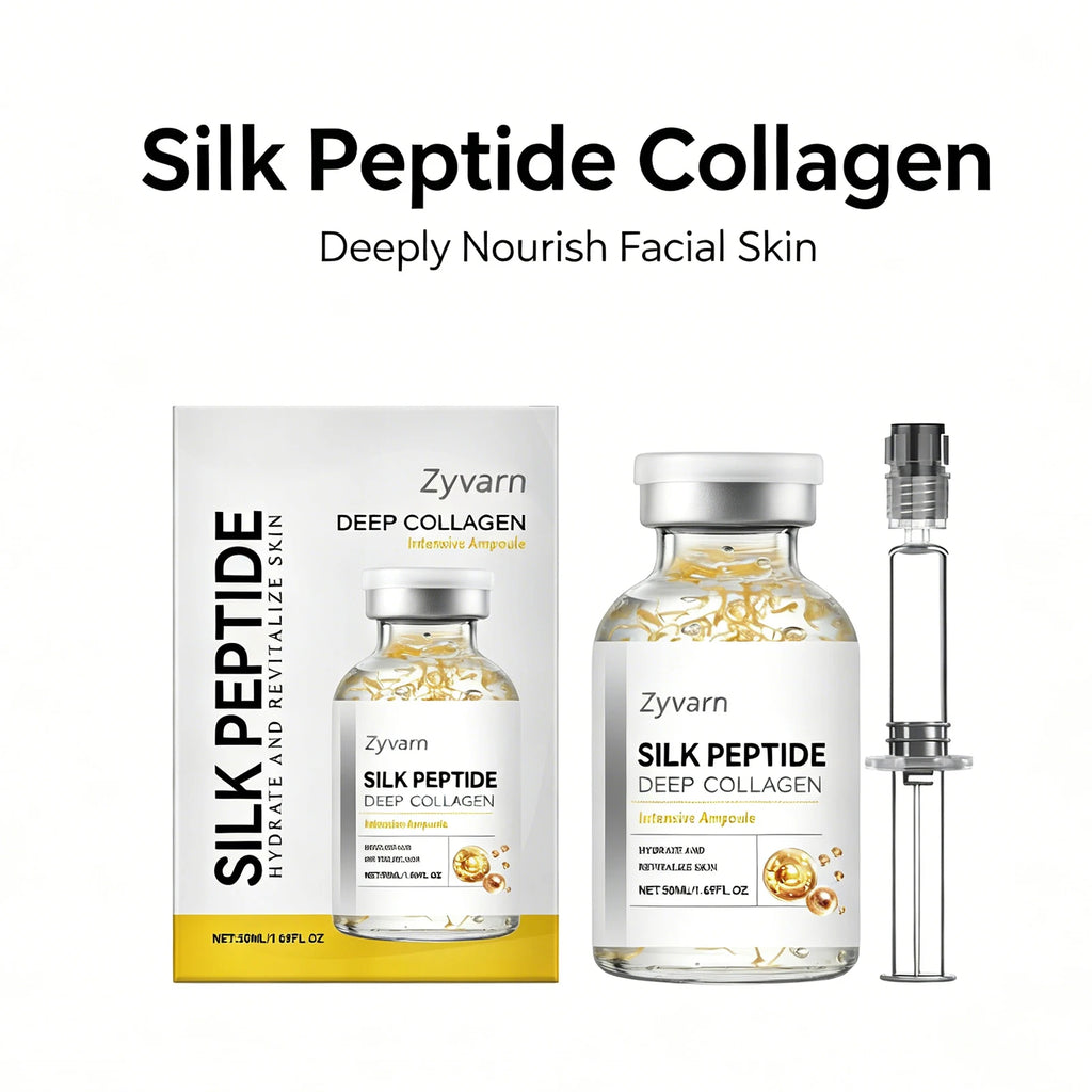 50ml Silk Peptide Collagen Serum Lifting Ampoule Tighten Skin Reduce Fine Lines Firming Elasticity Korean Skin Care Face Serum Oasis Select