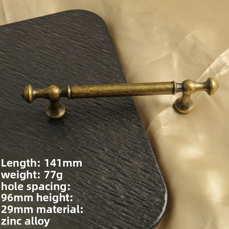 Bronze Solid Antique Brass Cabinet Handles Wardrobe Pull Cupboard Door Knob Kitchen Cabinet Handles Bronze Pulls Oasis Select J