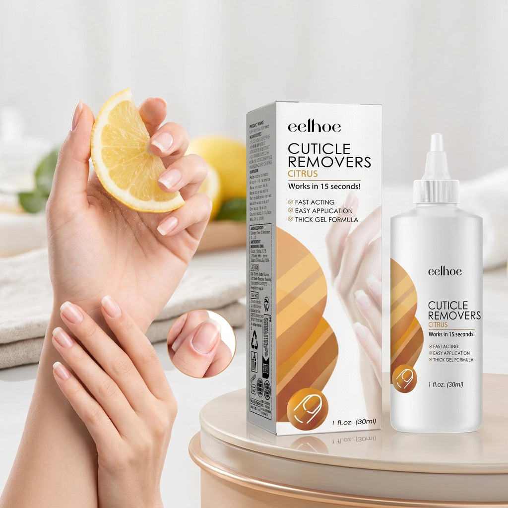 Citrus Cuticle Remover Gel Dead Skin Softener for Nail Care Improve Rough Damaged Nails Smooth Nourishing Care Liquid Oasis Select
