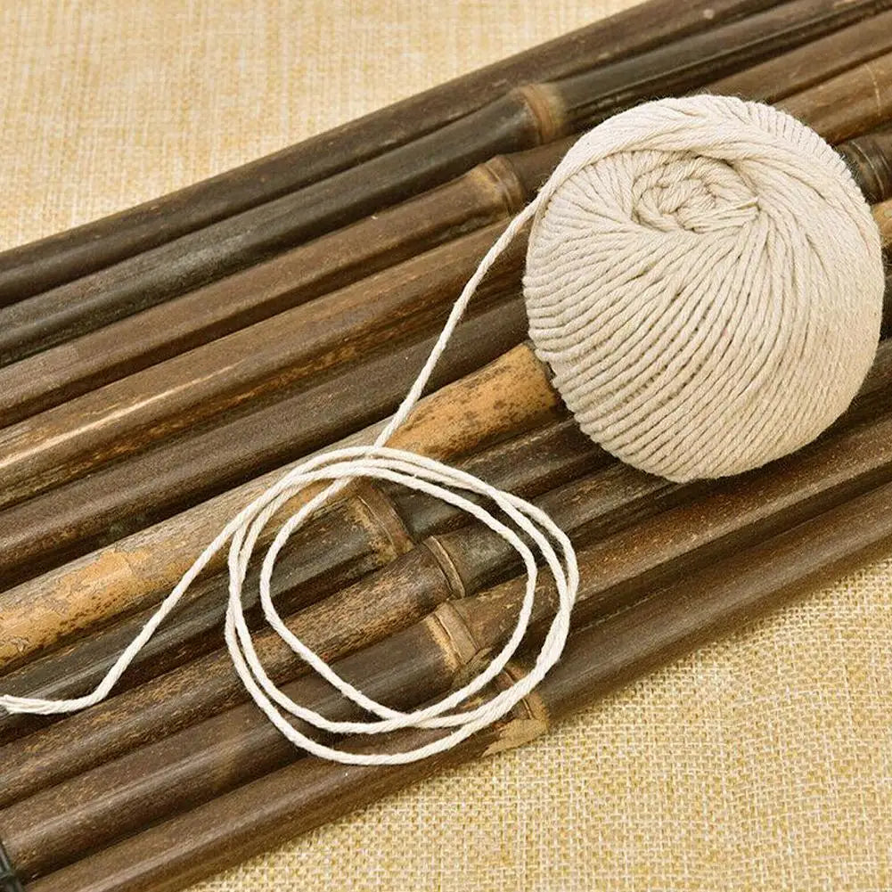 Cooking Tools Butcher's Cotton Twine Meat Prep Trussing Turkey Barbecue Strings Meat Sausage Tie Rope Meat Prep Trussing 70m Oasis Select