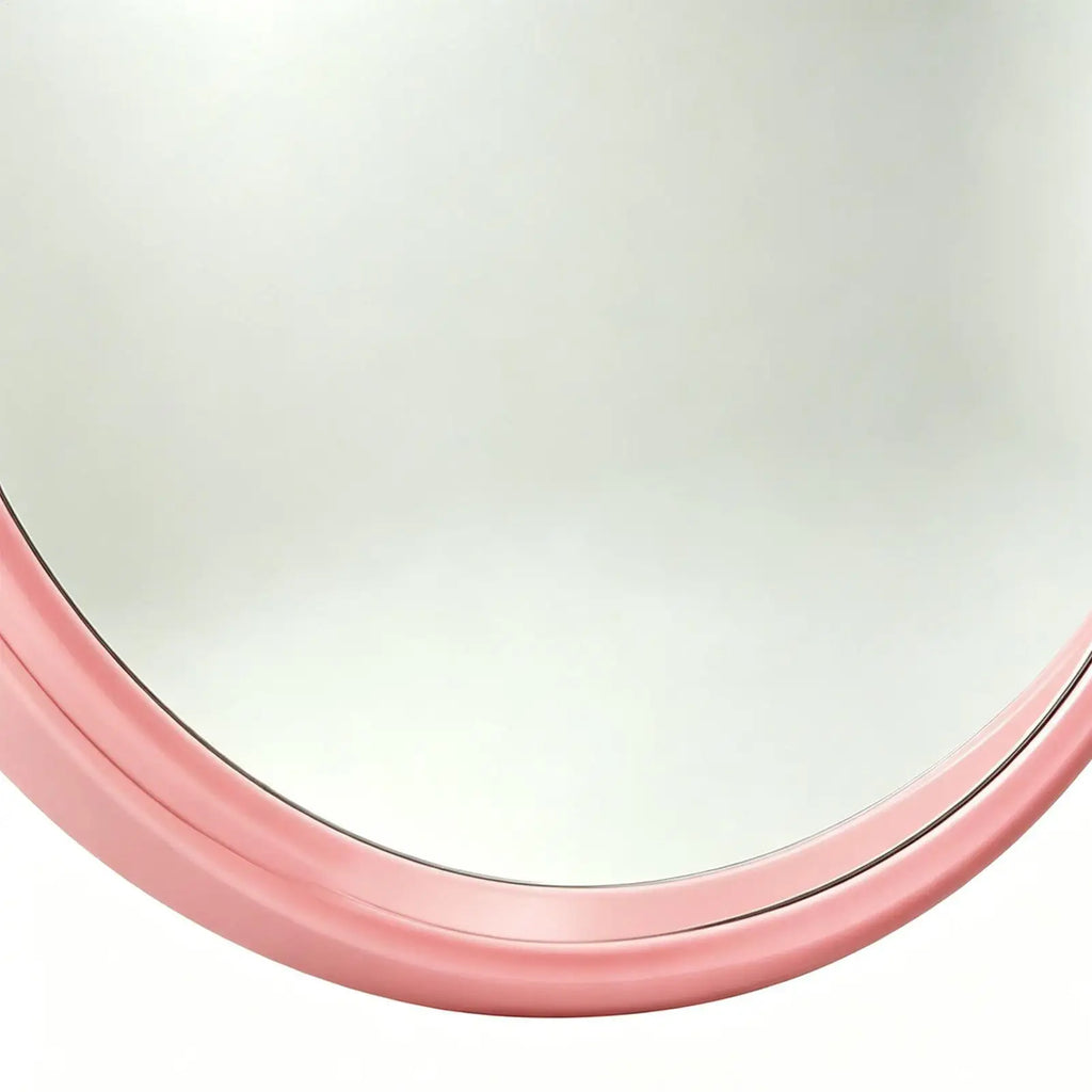 Round Convex Mirror Travel Handheld Selfie Mirror Portable Round Reflection Convex Mirrors for Photography Prop Vlogging Oasis Select