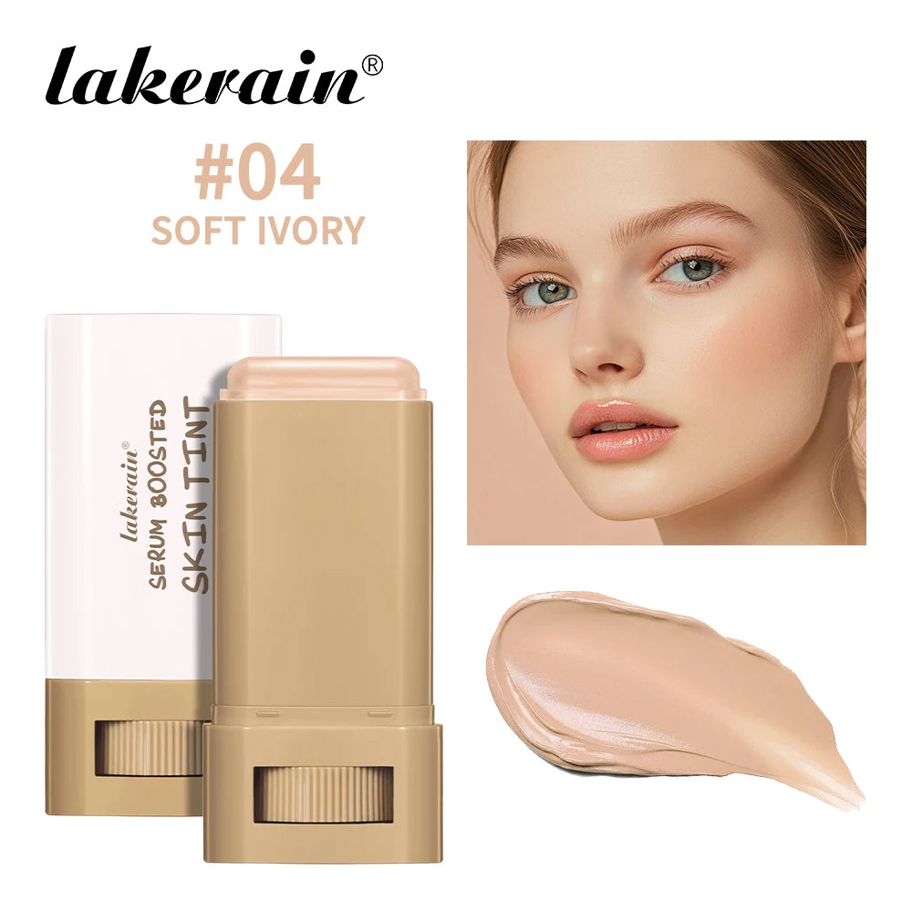 Eraser Foundation Stick Moisturizing Smooth High Coverage Silky Texture Travel-friendly Serum Boosted Skin Tint Solid Foundation Oasis Select Soft Ivory
