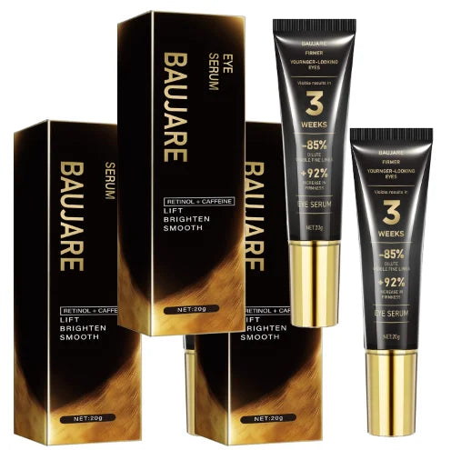Retinol & Caffeine Eye Serum – Lifts, Brightens & Smooths Eye Serum Cream Oasis Select Orange 20g