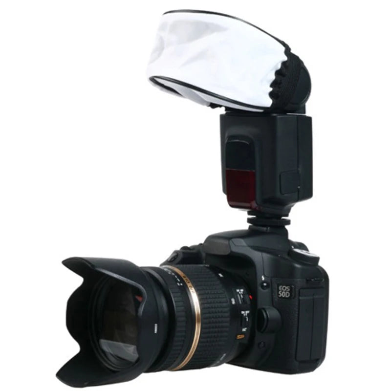 1X Universal Softbox Diffuser For DSLR Cameras, Flash Light Speed Lights Mini Portable Lightweight Soft Box Oasis Select