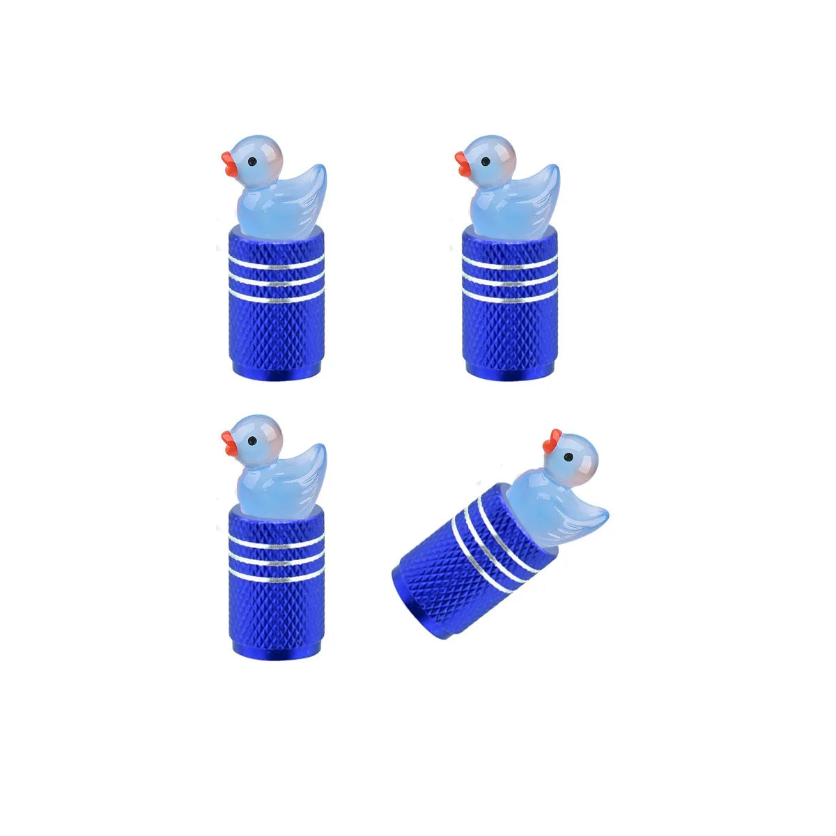 Car Tire Valve Stem Cap, Sedan Dust Cap, Glow-in-the-Dark 3D Automotive Valve Stem Cap Oasis Select 4pcs 5