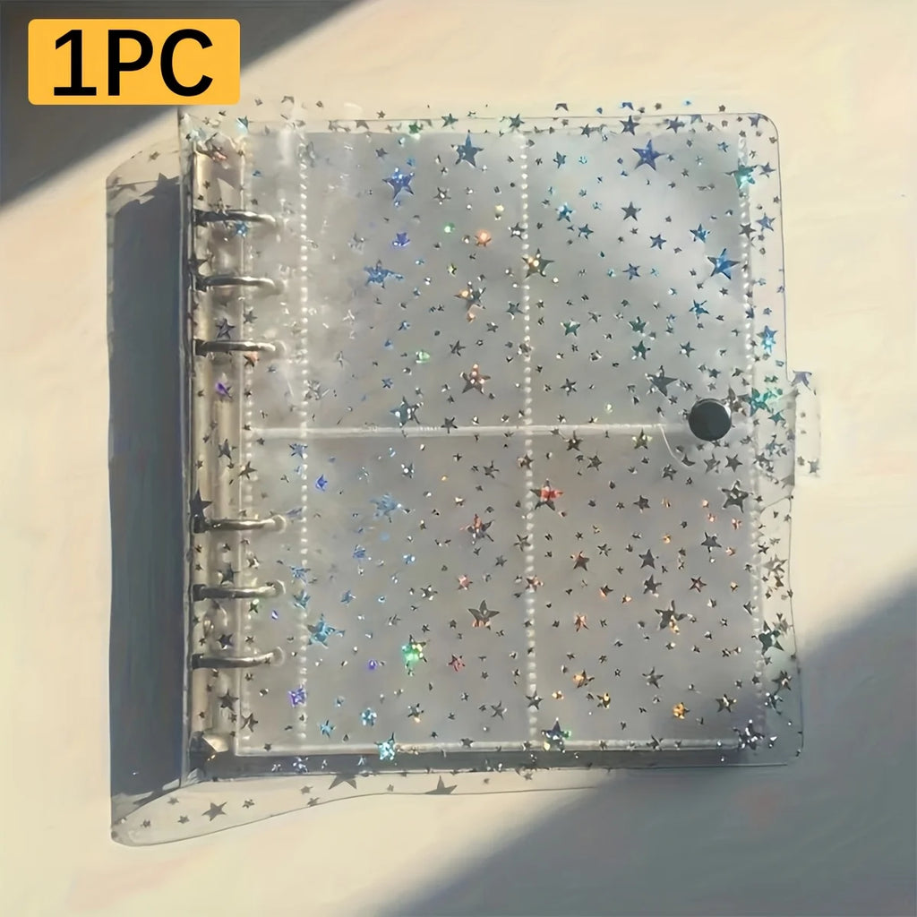 200-slot large capacity album, suitable for 3-inch photos, for collection and display, Polaroids, celebrity and idol cards. Oasis Select Laser Star 200 slot