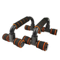 Non-Slip Push Up H-Shaped Support Bar Stand Home Fitness Power Rack Gym Handles Pushup Bars Exercise Arm Chest Muscle Training Oasis Select Orange