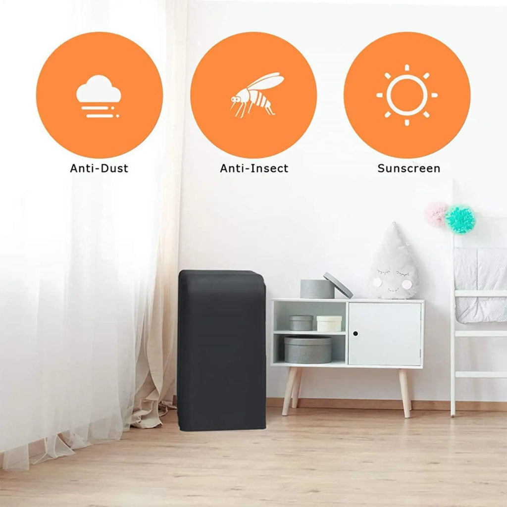 AC Unit Cover Mobile Air Conditioning Dust Cover 15.7 x 18.1 x 29.5 Inch Waterproof Protector for Condenser Compressor Indoor Oasis Select