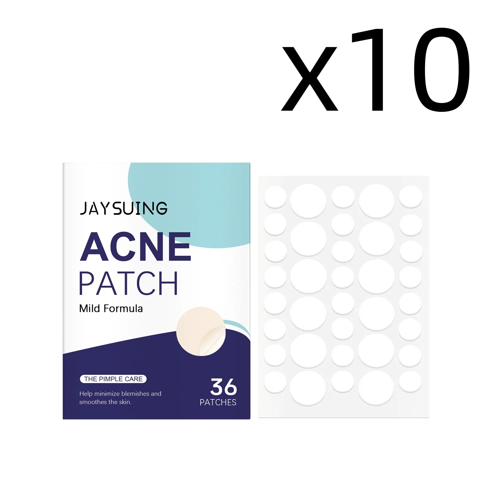 Jaysuing Salicylic Acid Pimple Patches 36pcs – Hydrocolloid Acne Acne Pimple Patches Oasis Select 36pcs Boxed X 10PCS