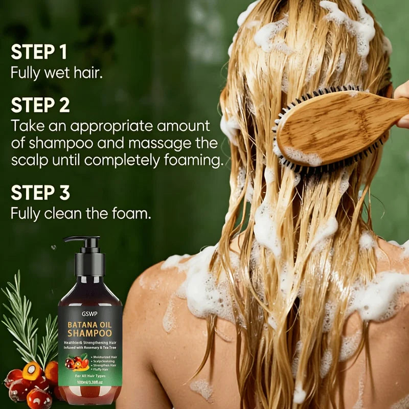 GSWP Batana Shampoo Containing Rosemary Gently Cleanses Deeply Oasis Select