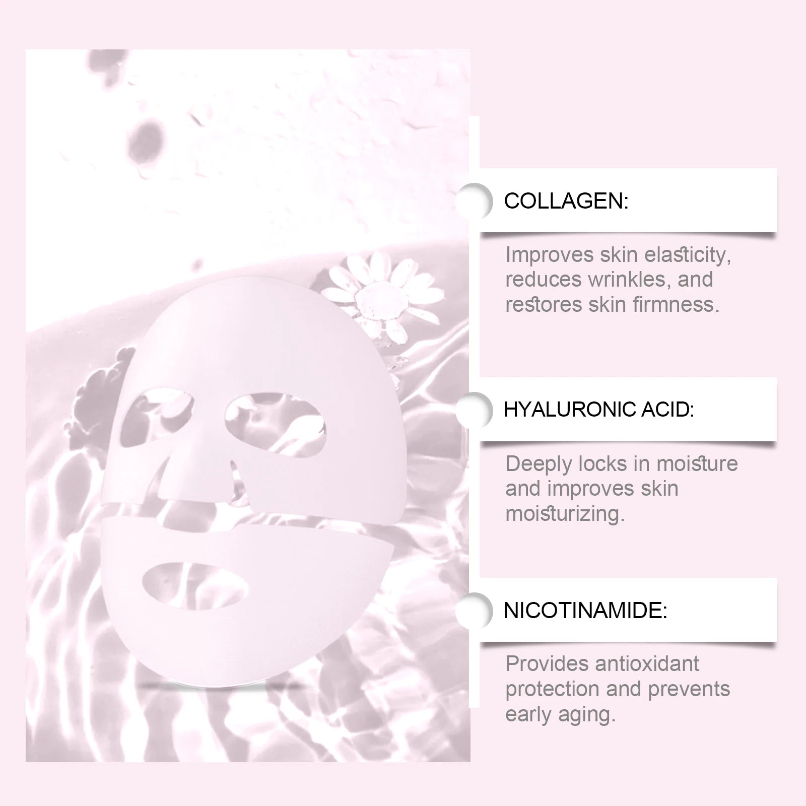 Hoygi Salmon Collagen Hydrogel Facial Mask – Moisture & Glow