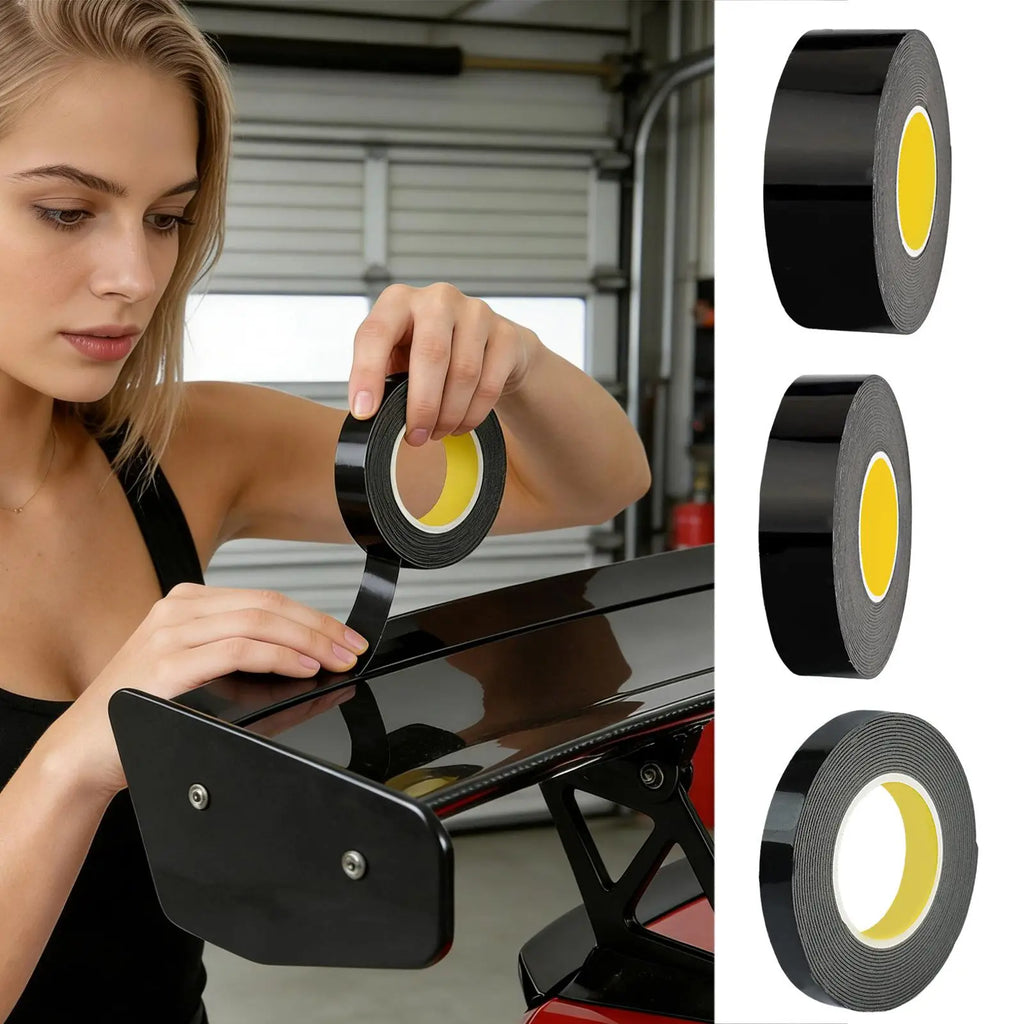 Double Sided Mounting Tape High-Temperature-Resistant Patch Car Dashboard Adhesive for Emblem Moldings Badges Temporary Parking Oasis Select
