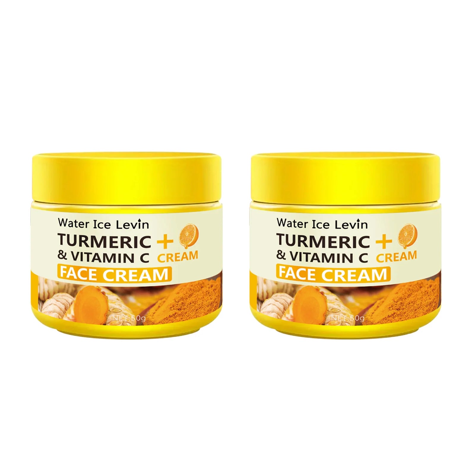 Turmeric & Vitamin C Cream – Brightening Face Moisturizer Face Moisturizing Cream Oasis Select Two Boxes 50g