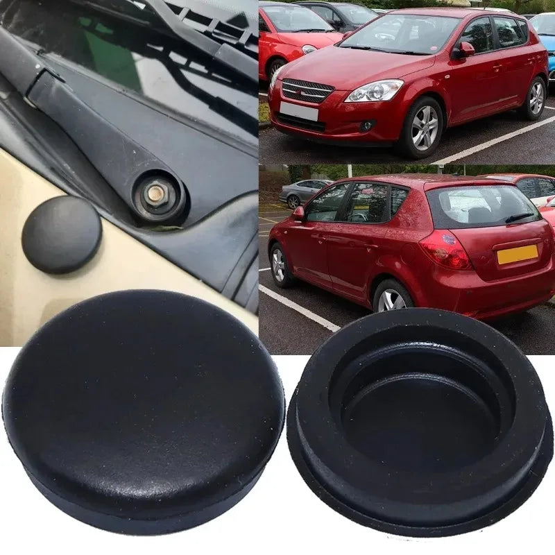 For Hyundai Optima Picanto Sorento Soul 2PCS Car Front Wiper Washer Arm Nut Cover Cap 983903F000 for Kia Ceed Ceed ED 2006-2007 Oasis Select
