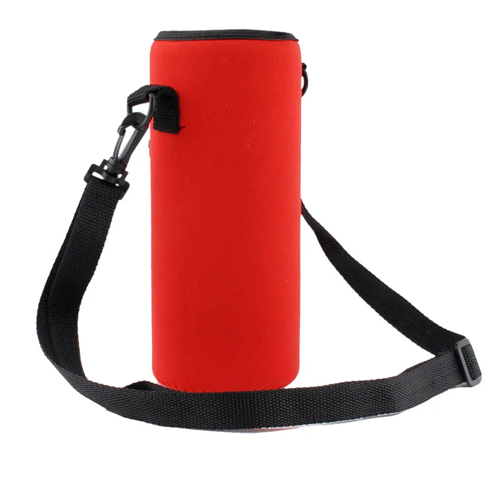 Insulated Neoprene Water Bottle Carrier Bag & Shoulder Strap 1L Bottle Carrier Sleeve Oasis Select