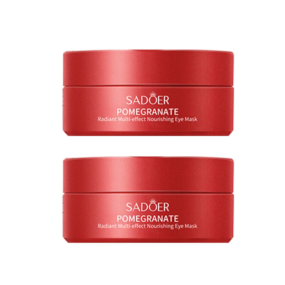 Pomegranate Eye Mask – Nourishing Hydrating Eye Patches 60pcs Eye Treatment Mask Oasis Select 2 bottles 80G