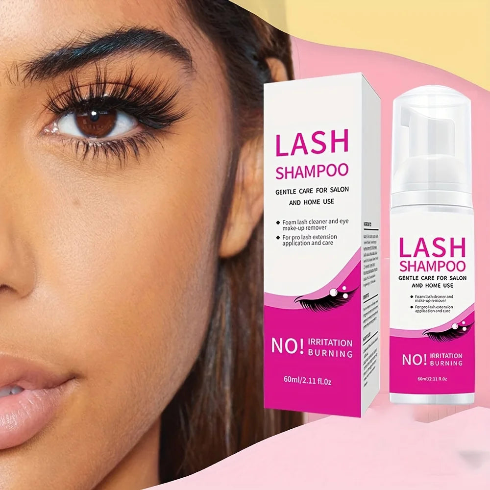 Eyelash Cleanser Gentle and non-irritating formula Deep Clean Cleanser For Makeup Tools Mascara Remover Salon Home Use Rich foam Oasis Select