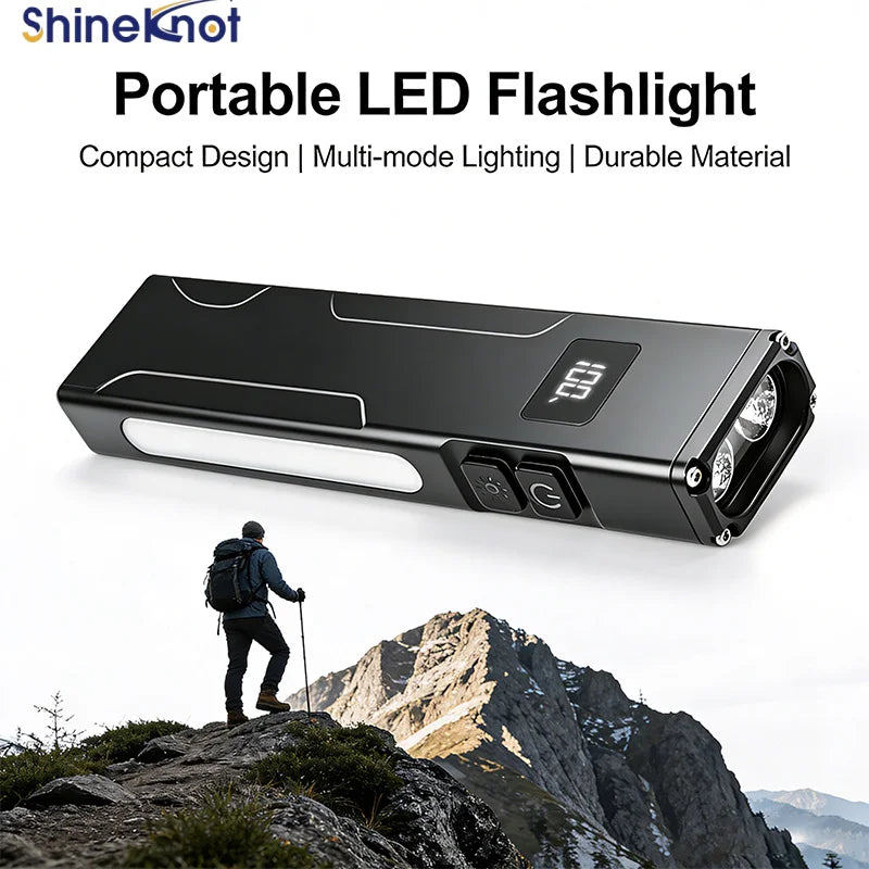 Shineknot RGB EDC Flashlight – UV, Magnet & Multi-Mode Torch
