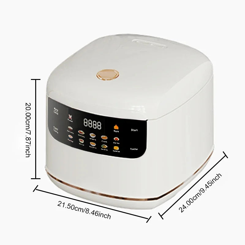 URGGU 2L Mini Electric Rice Cooker – Non-Stick Multi Cooker