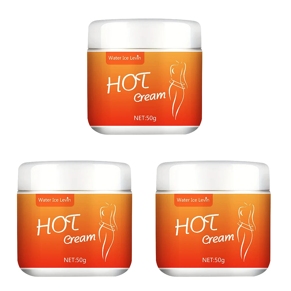 New Heat massage cream, body massage cream, fitness massage cream, improve muscle training and fitness effect 50g Oasis Select 3pcs