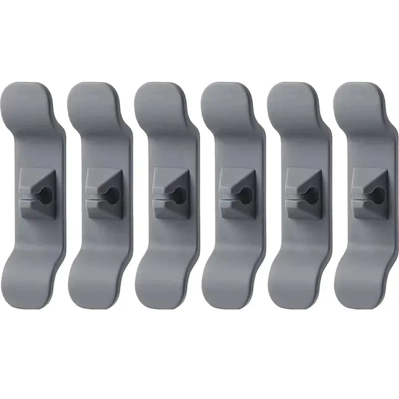 1/2/3/5/6pcs Cord Organizer Cable Wrap Holder For Kitchen Appliances Mixers Blenders Coffee Makers Pressure Cookers Air Fryers Oasis Select 6PCS Grey