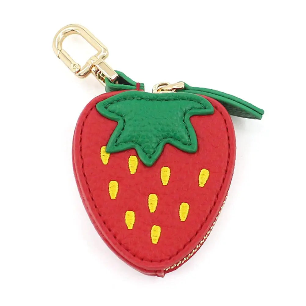 Kawaii Fruit Coin Purse – Mini Wallet & Keychain Charm for Girls