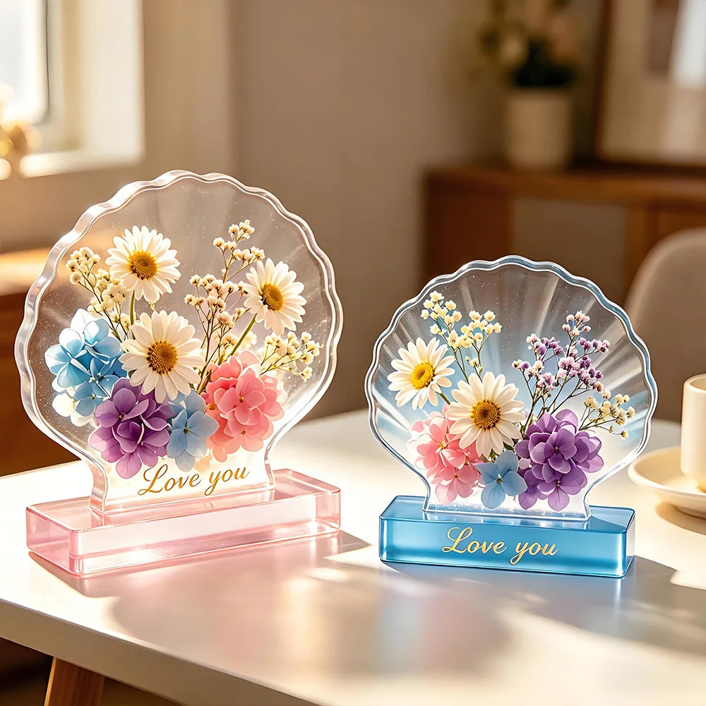 Diy Epoxy Photo Frame Silicone Mold Love Shell Shape Valentine's Day Gift Desktop Decoration Abrasive Tools Oasis Select