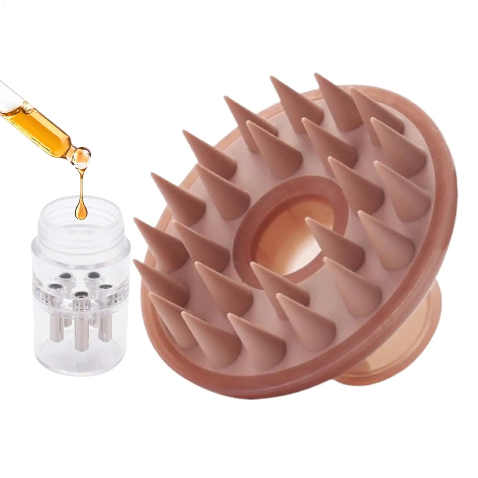 Silicone Scalp Massager Shampoo Brush Hair Stimulator Brush Bath Massage Brush Scalp Massager Hair Shower Brush Oasis Select