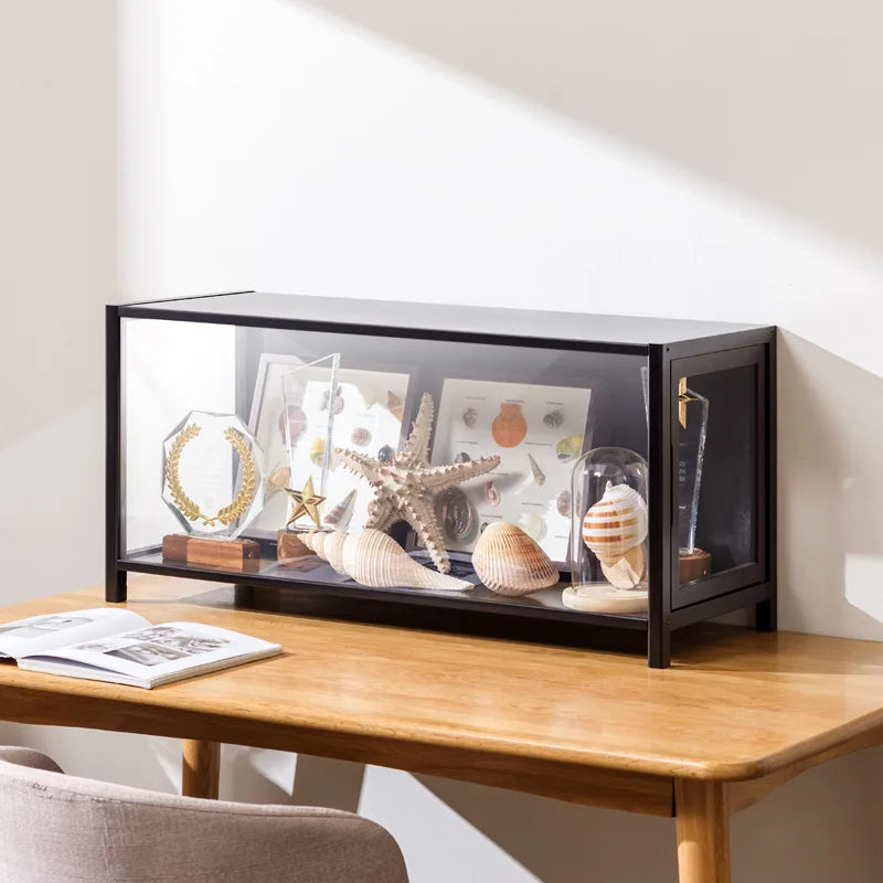 Figure Cabinet Transparent Lego Display Cabinet Household Blind Box Ornament Specimen Storage Secondary Yuan Pain Cabinet Oasis Select