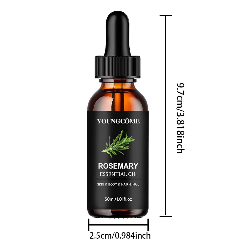 Rosemary Essential Oil Scalp Serum – Hair Growth & Anti-Frizz