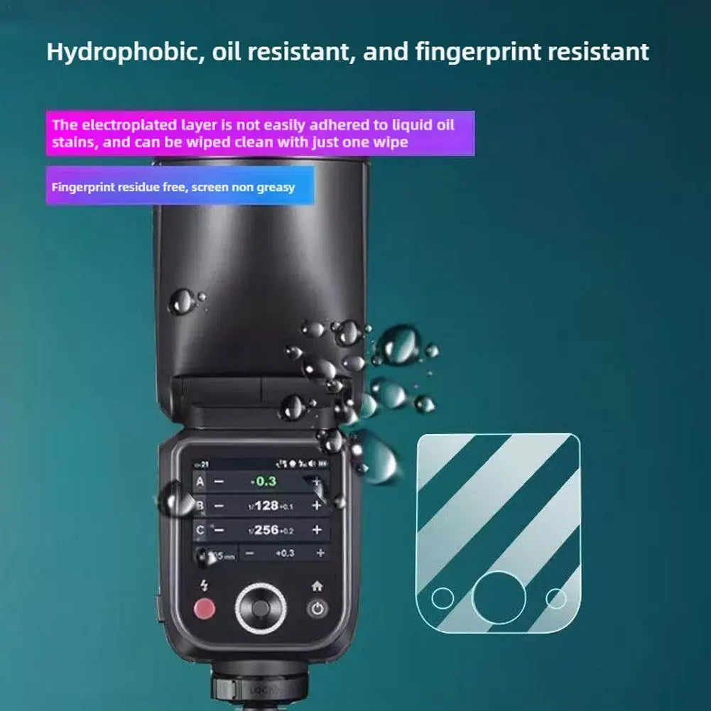 Tempered Glass Screen Protector for Godox V100 Speedlite