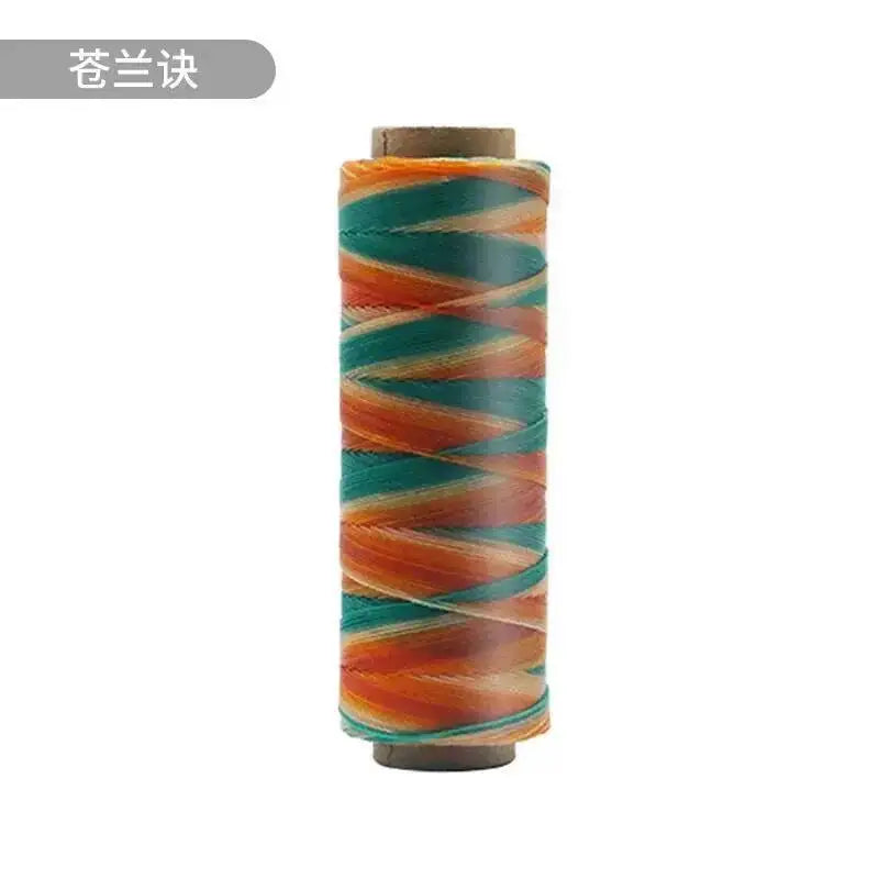 Round Waxed Cord Polyester Coated Sewing Thread DIY Handmade Leather Stitching Rope Bracelets Jewelry Braided Ткань из воска Oasis Select Freesia 0.25mm 320m