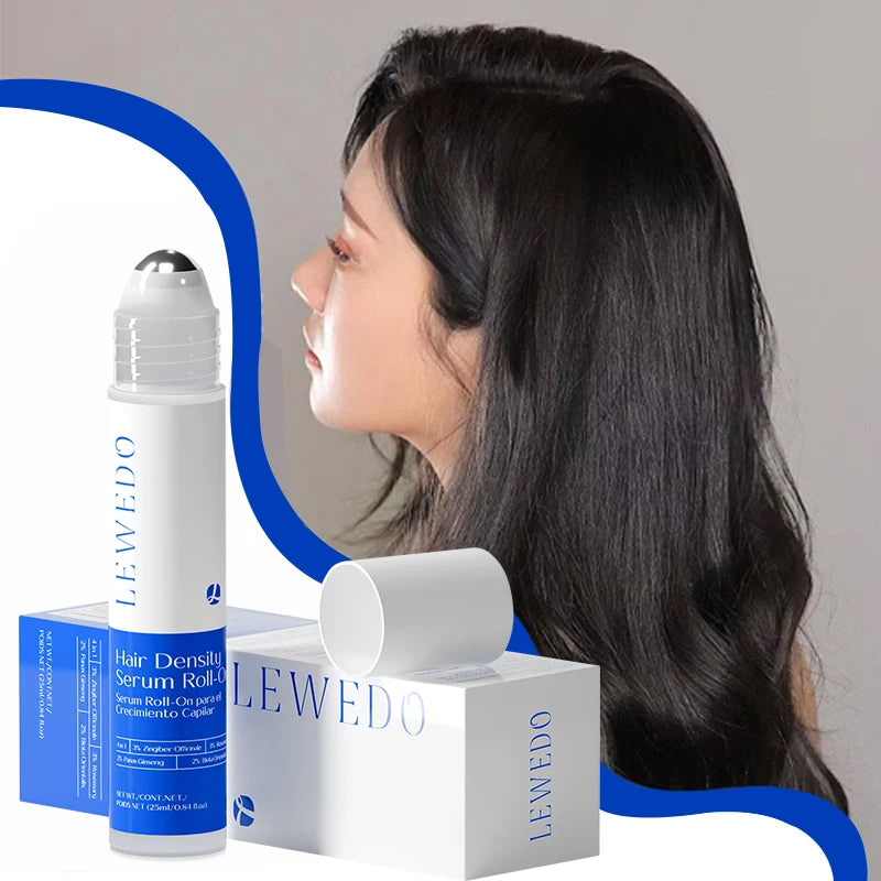 LEWEDO Rosemary Roll-On Hair Serum – Anti-Frizz & Scalp Care