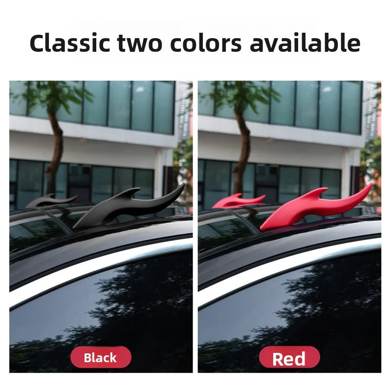 3D Dragon Horn Car Roof Sticker | SUV Truck Motorcycle Decor