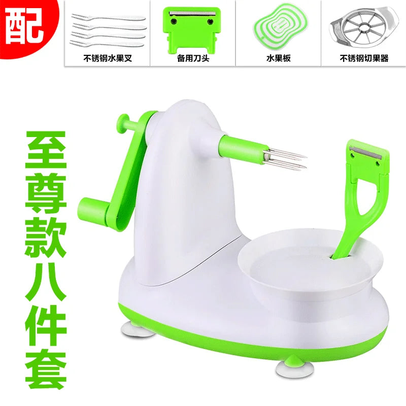 Hand operated APPLE PEELER multifunctional peeler household peeling and shaving planer automatic peeler fruit cutting artifact Oasis Select