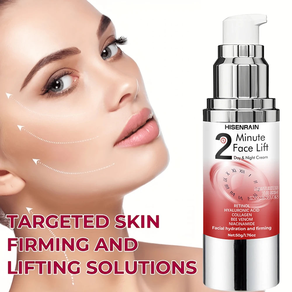 HISENRAIN 2-Minute Brightening Day & Night Cream with Niacinamide & Hyaluronic Acid - Fast-Acting Moisturizer for Glowing Skin. Oasis Select
