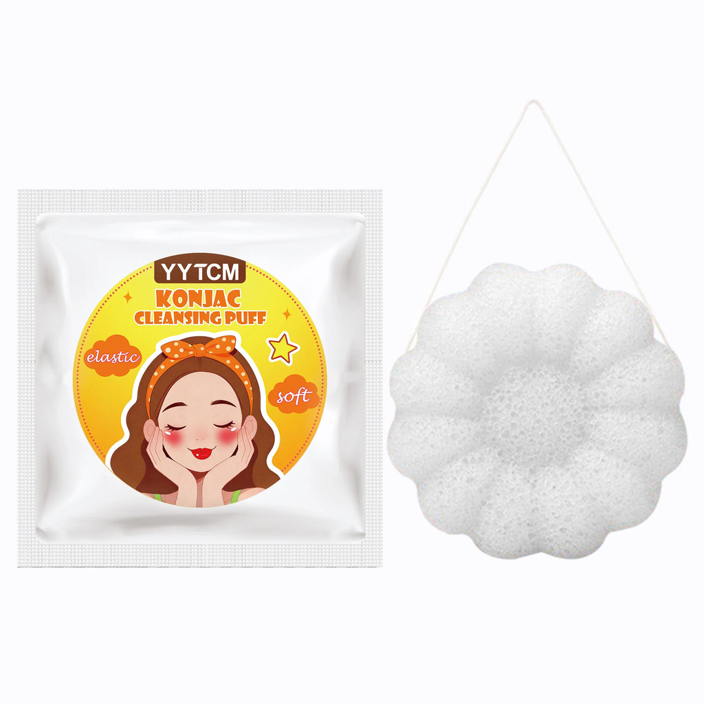 Walnut Konjac Face Sponge – Natural Cleansing & Makeup Remover Konjac Face Sponge Oasis Select 1 pc 2