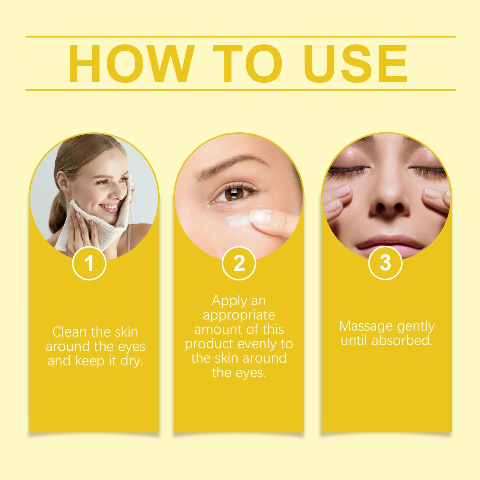 Bee Venom Eye Firming Cream Removal Dark Circle Improve Elasticity Keep Lifting Deep Moisturizing Fade Fine Lines Eye Care Cream Oasis Select
