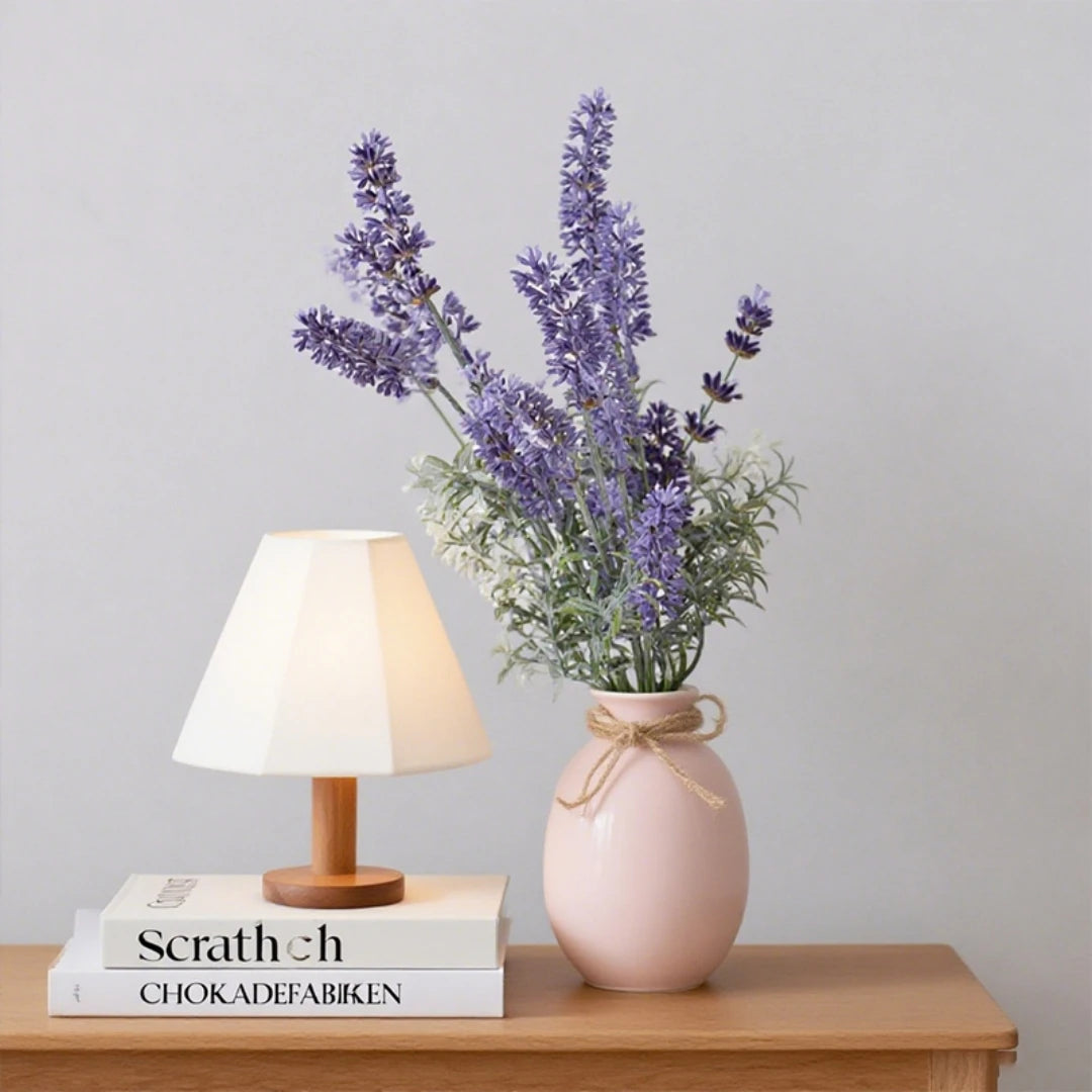 7-Branch 38cm Artificial Lavender Bouquet for Home Table Decor Hotel Wedding Floral Arrangement Fake Flower Oasis Select