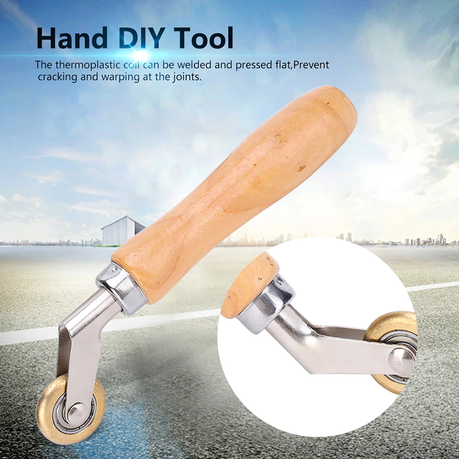 Welding Handheld Roller Waterproof Membrane Material Corner Seam Brass Press Wheel Corner Wallpaper Seam Roller Oasis Select Other