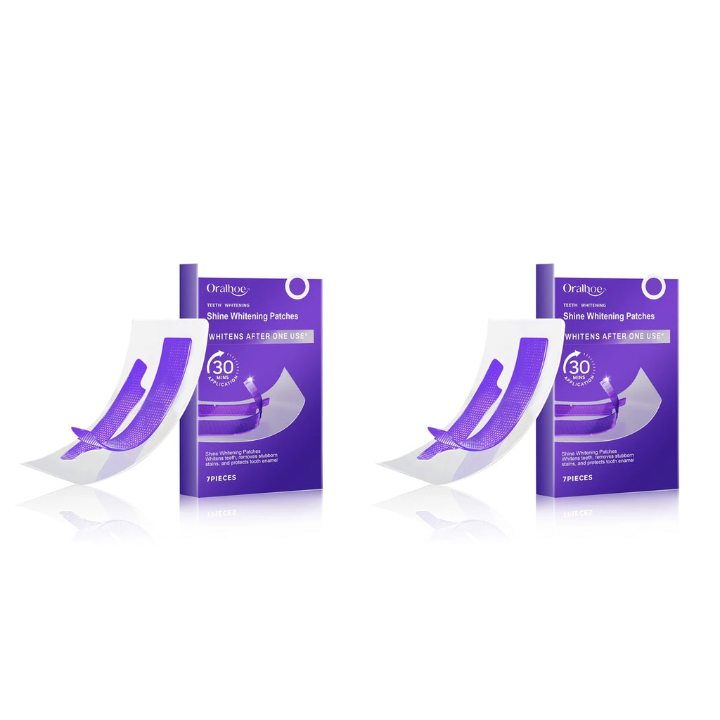 Oralhoe Teeth Whitening Strips – Stain Removal Gel Patches Teeth Whitening Strips Oasis Select 14pieces boxed