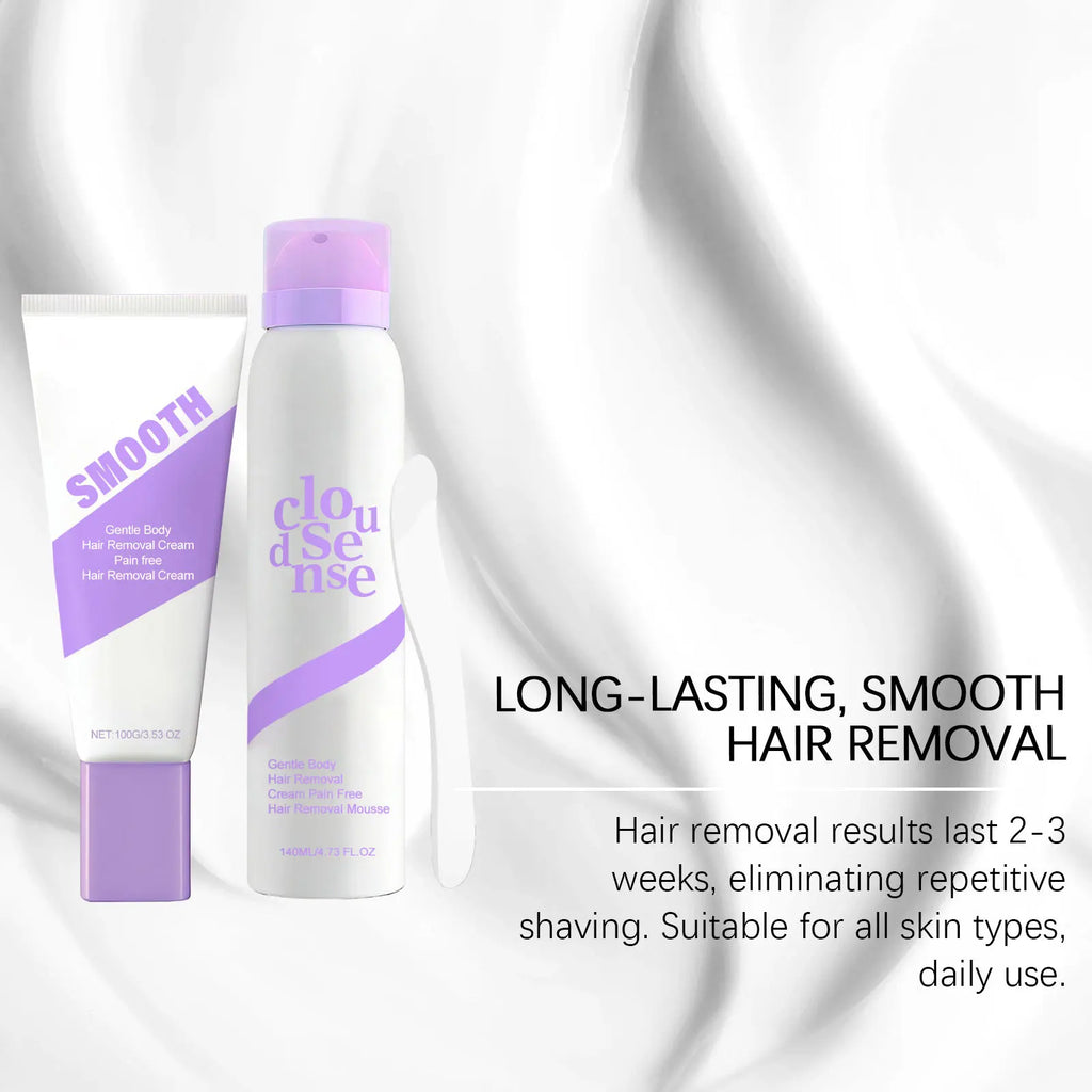 Smooth Body Hair Removal Kit Painless Removal Effective Repair After Shave Discomfort Easy Operate Full Body Use Hair Remove Set Oasis Select
