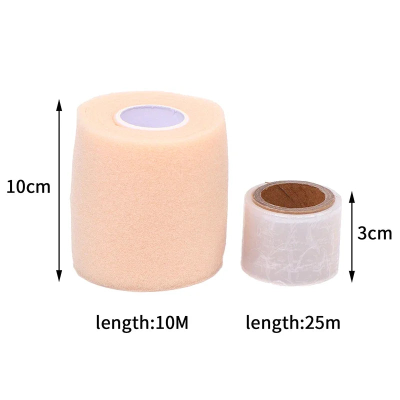 Soft PU Sponge Tennis Badmintion Racket Overgrip Shock-absorbing Handle Membrane Damping Grip Skin Bandage High Elasticity Oasis Select
